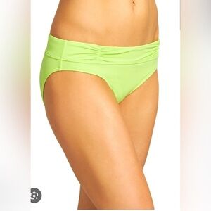 Athleta Shirred Band Bikini Bottoms - Size Medium
